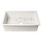 Alfi Brand White 32 inch x 19 inch Single Bowl Fireclay Undermount / Drop In Fireclay Kitchen Sink ABF3219SUD-W - alternate 6
